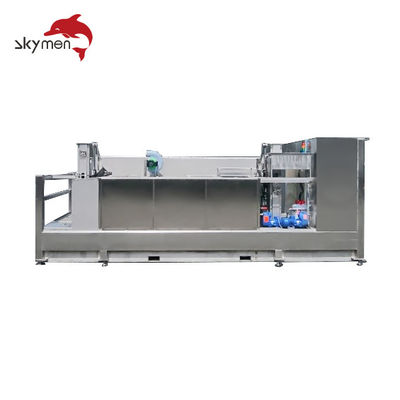 গুণমান  Large Industrial Ultrasonic Cleaning Machine With Filtration Cycle Ultrasonic Bath Heat Exchanger কারখানা