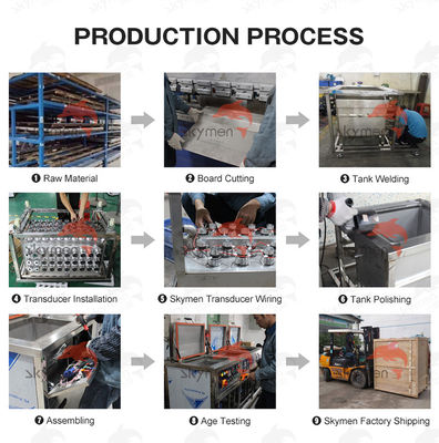 ডিজিটাল টাইমার সহ 135L ইন্ডাস্ট্রিয়াল আল্ট্রাসোনিক ক্লিনার 1800W 380V/220V