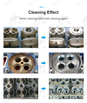 স্কাইমেন জেপি -120 এসটি 38 এল উচ্চ ক্ষমতা ডিজিটাল শিল্প আল্ট্রাসোনিক ক্লিনার ডিপিএফ ফিল্টার ব্লকের জন্য স্টেইনলেস স্টিলের ট্যাঙ্ক সহ