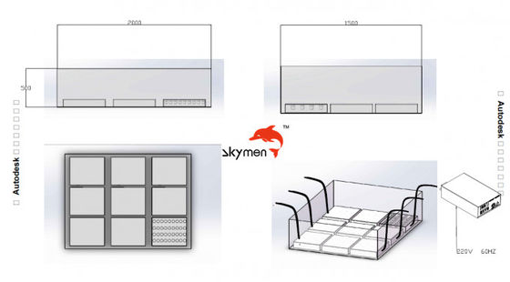 নিষ্ক্রিয় অতিস্বনক ট্রান্সডিউসার প্লেট/বাক্স